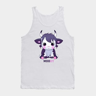 Moody But Still Cute Cheerful Version Tank Top